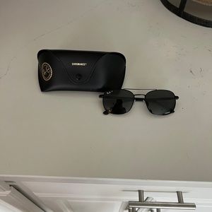 Ray ban black polarized chromance sunglasses